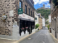 Ansicht Straße mit Blick zur Reichsburg