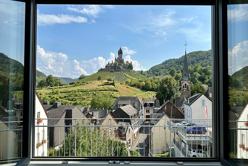 Ausblick vom Esszimmer aus 